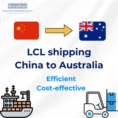 Envío LCL de China a Australia