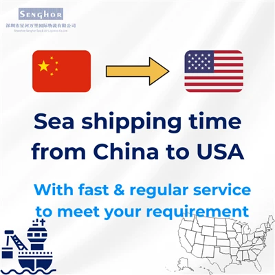 Tiempo de envío marítimo desde China a EE. UU.